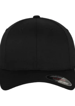 Flexfit Wooly Combed - Lippis, musta