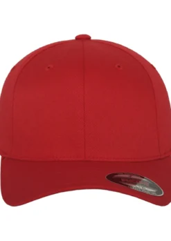 Flexfit Wooly Combed - Lippis, red