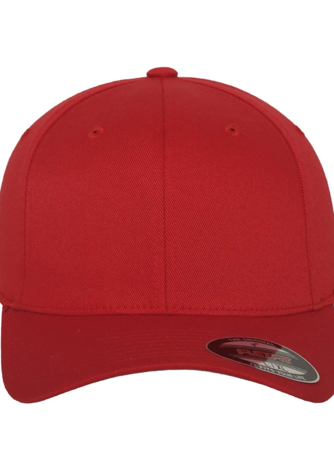 Flexfit Wooly Combed - Lippis, red