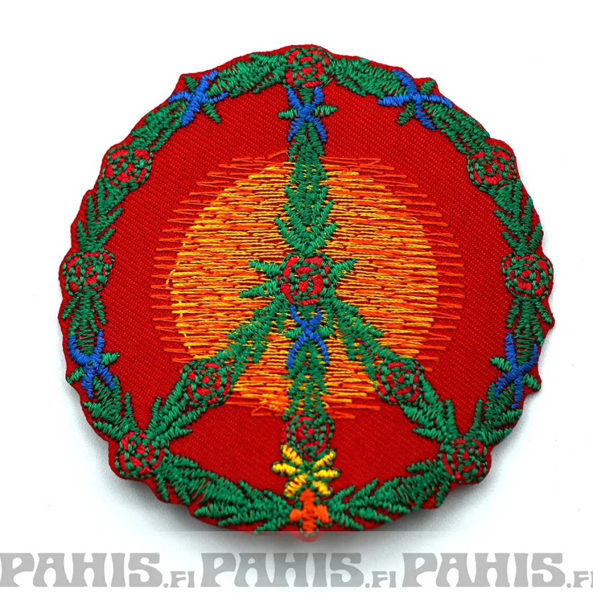 Flower peace sign - kangasmerkki