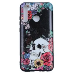 Flower Skull III - Suojakuori, Huawei P smart (2019)