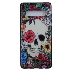Flower Skull I - Suojakuori, Samsung Galaxy S10