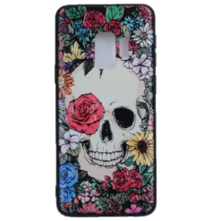 Flower Skull I - Suojakuori, Samsung Galaxy S9