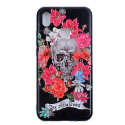 Flower Skull IV - Suojakuori, Huawei P smart +