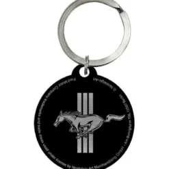 Ford Mustang Horse & Stripes Logo - Avaimenperä