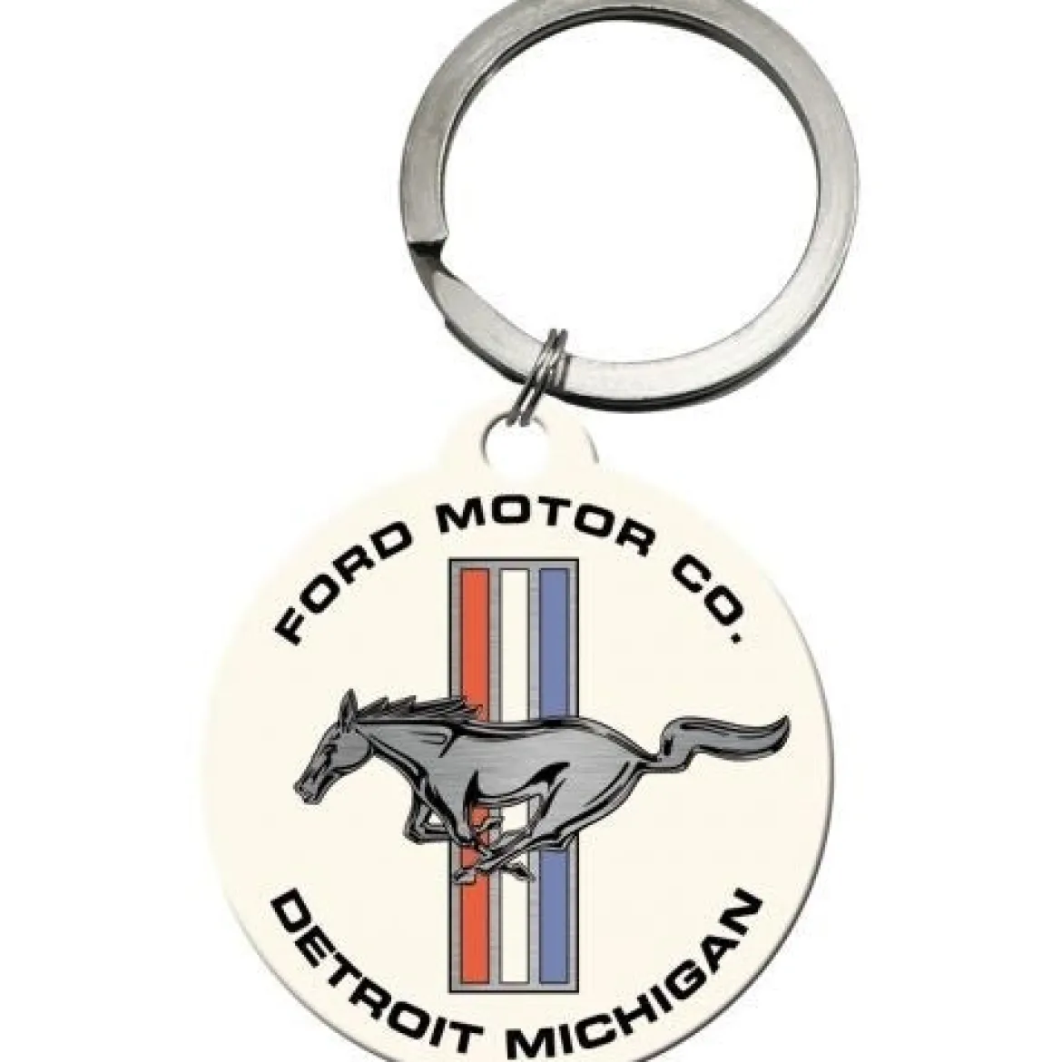 Ford Mustang Horse & Stripes Logo - Avaimenperä