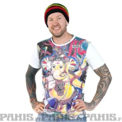 Ganesha - T-paita, valkoinen