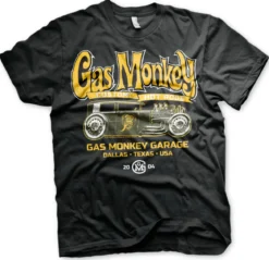 Gas Monkey Garage Green hot rod - T-paita