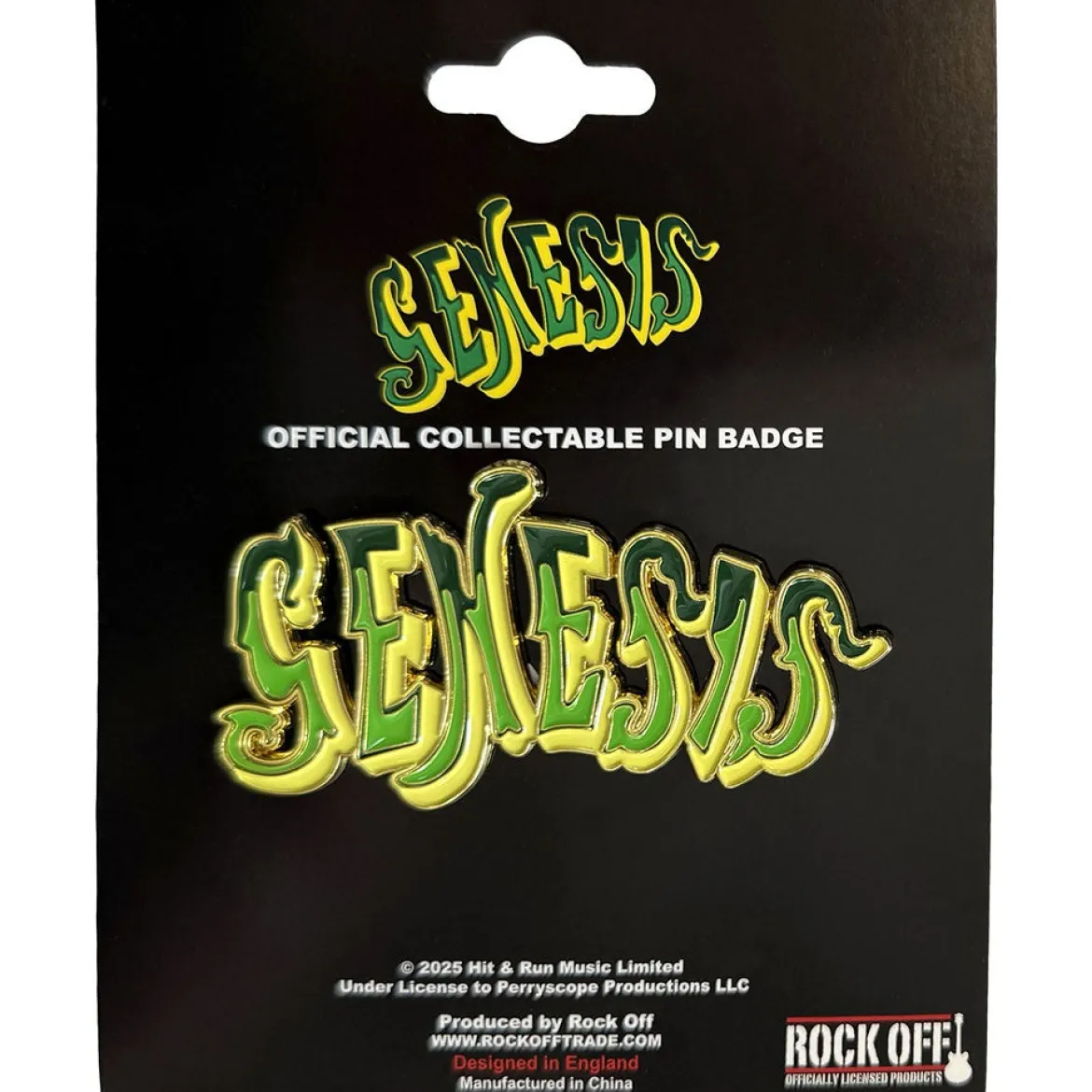 Genesis: Green classic logo - Pinssi