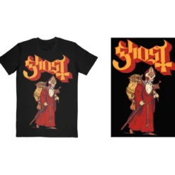 Ghost: Greetings From Papa Noel - T-paita, musta