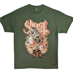 Ghost: Jack in the box - T-paita, vihreä