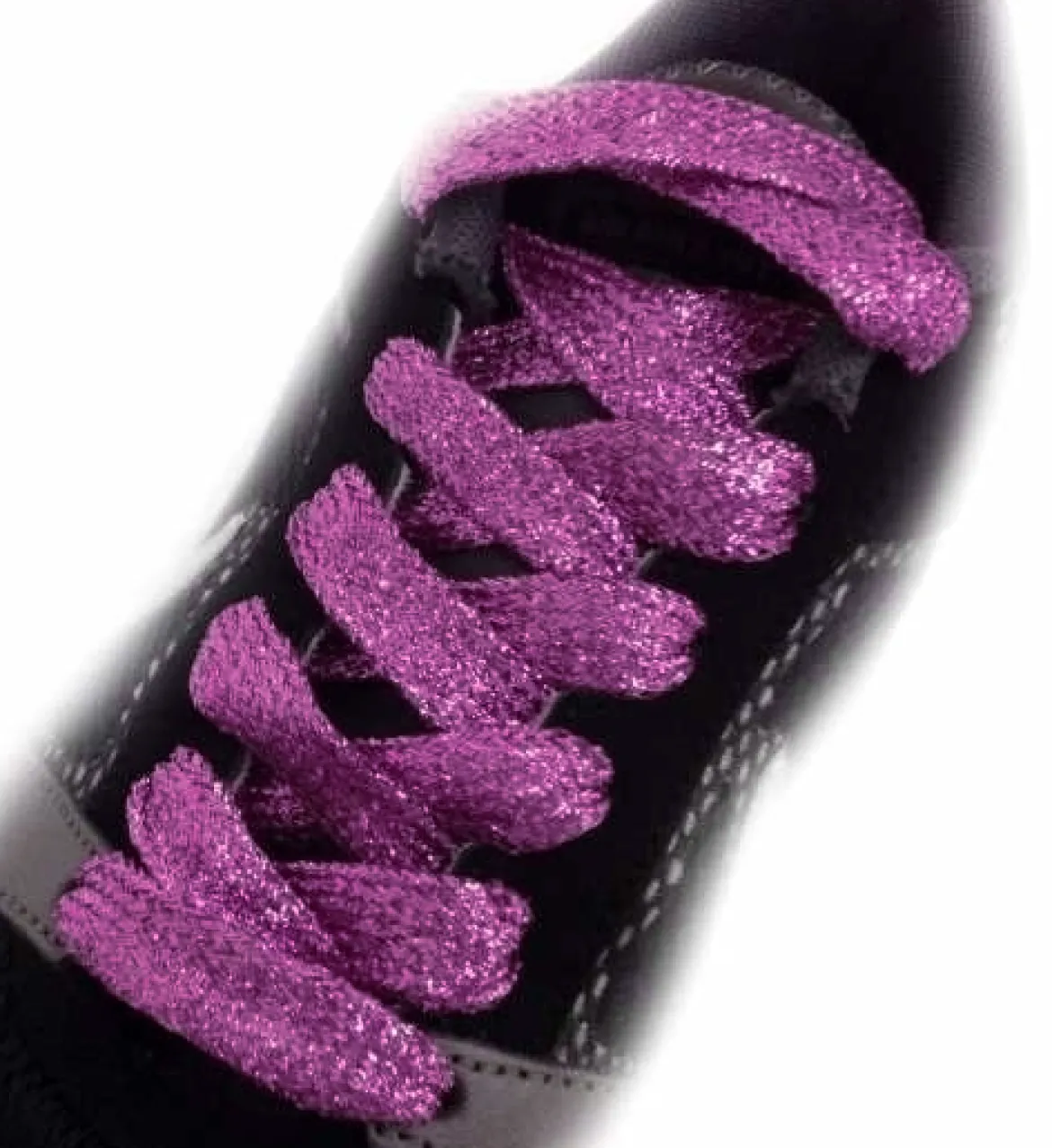 Glitter Kengännauhat, Dark pink
