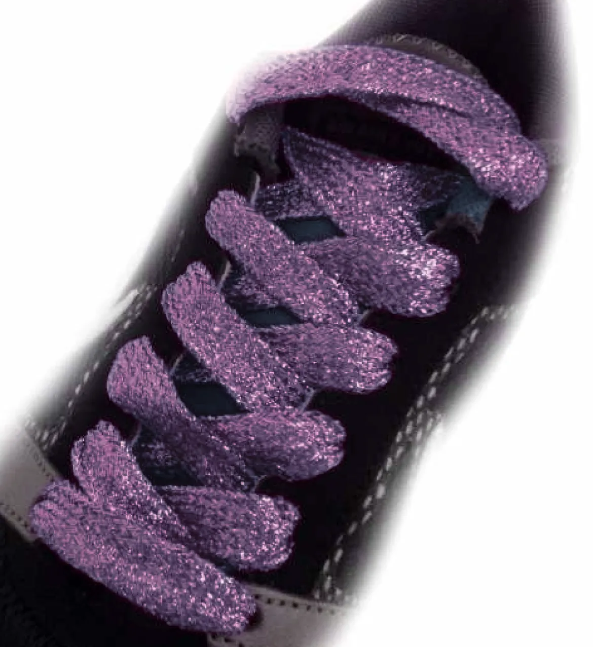 Glitter Kengännauhat, purple