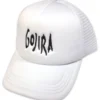 Gojira: Logo - Mesh back Lippis, valkoinen