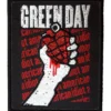 Green Day: American Idiot text repeat - Kangasmerkki