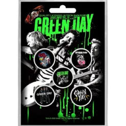 Green Day: Revolution - Pinssi setti 5kpl