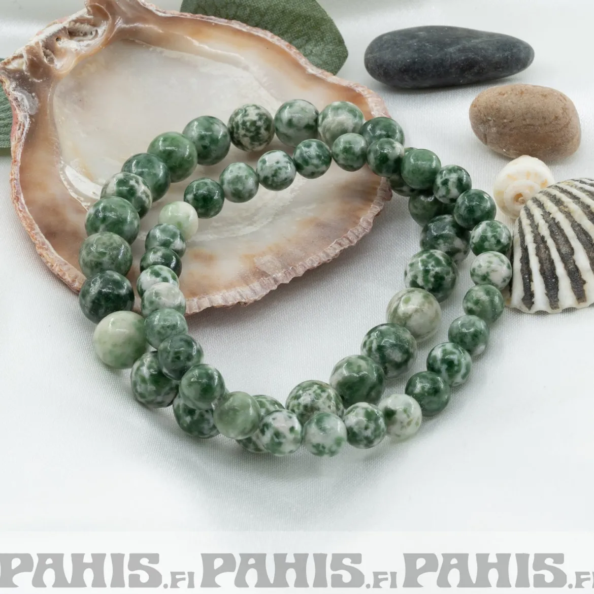 Green Spot-Jaspis - Helmirannekoru