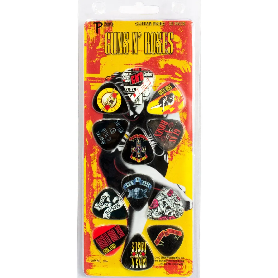 Guns N' Roses: Album Covers - Plektrasetti 12 kpl
