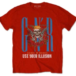 Guns N' Roses Bandana Skull- T-paita