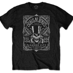 Guns N' Roses Bourbon Label- T-paita