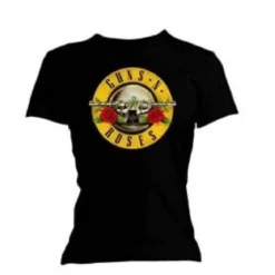 Guns N Roses Classic Bullet Logo - Naisten T-paita