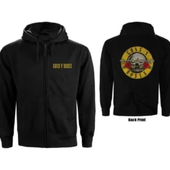 Guns N Roses classic logo - Naisten vetoketjuhuppari