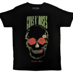 Guns N' Roses Rose Skull - T-paita