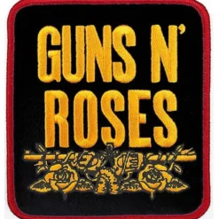 Guns N Roses stacked black - Kangasmerkki
