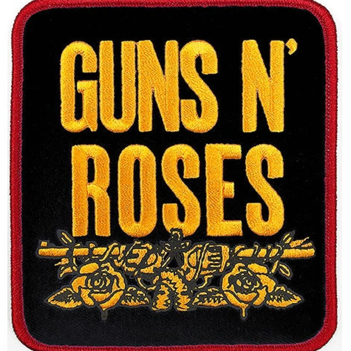 Guns N Roses stacked black - Kangasmerkki