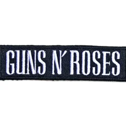 Guns N Roses text logo - Kangasmerkki