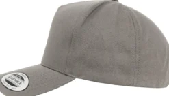 Happy Asshole Flexfit 5-panel curved classic - lippis, grey