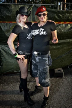 Happy Asshole Lady Fit naisten T-paita