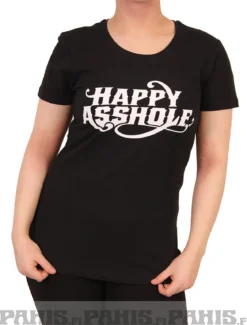 Happy Asshole Lady Fit naisten T-paita