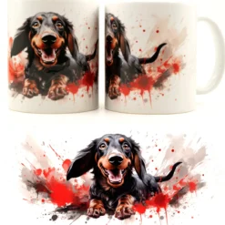 Happy Dachshund -Muki