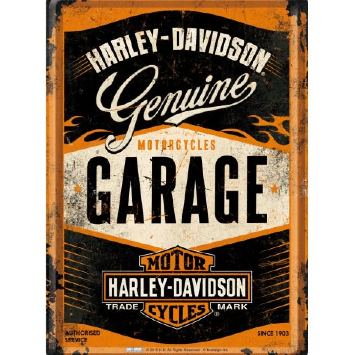 Harley Davidson Garage - Postikortti