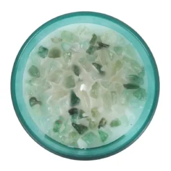 Heart Chakra Mint Crystal Chip - Kynttilä