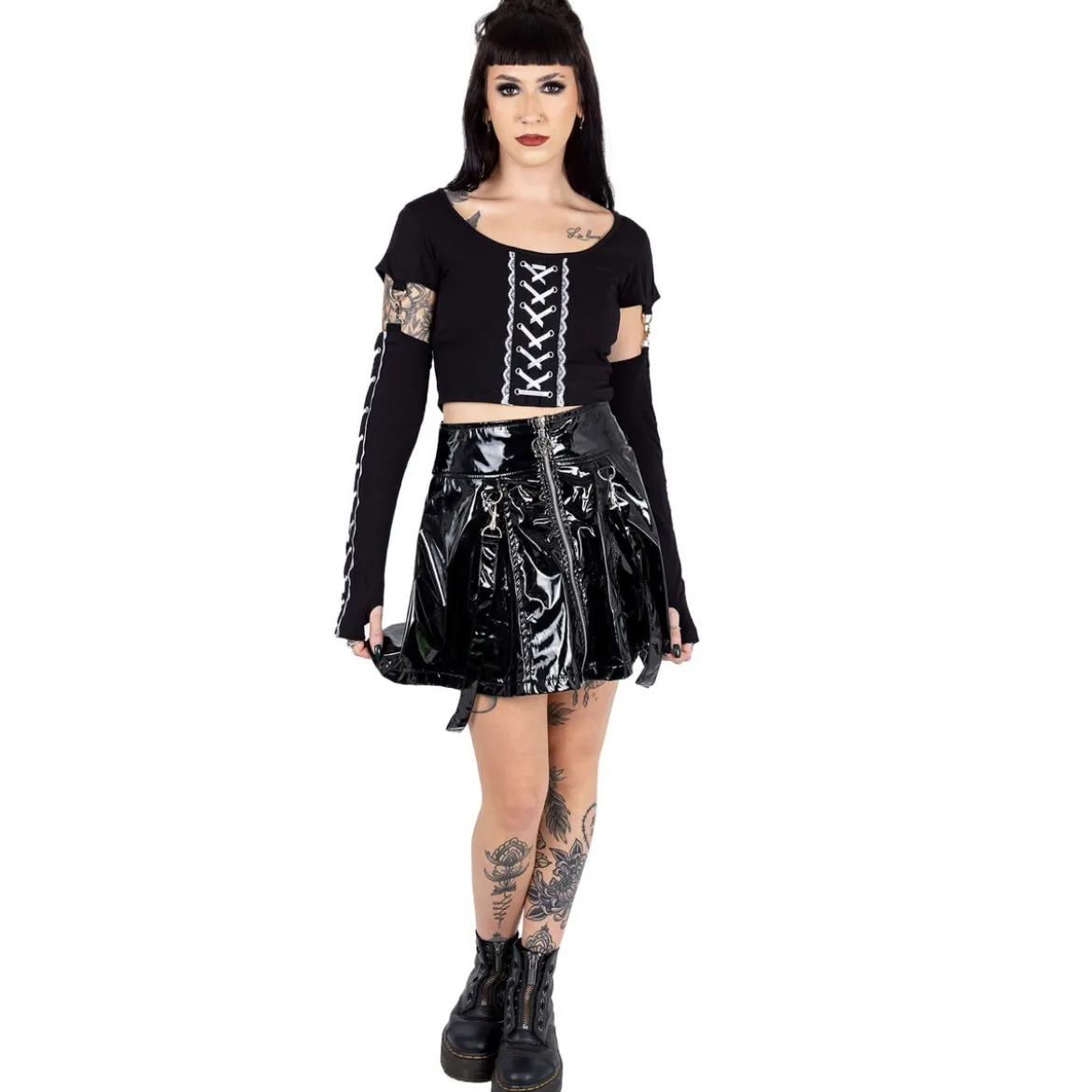 Heartless Lilla - Hame, Musta PVC