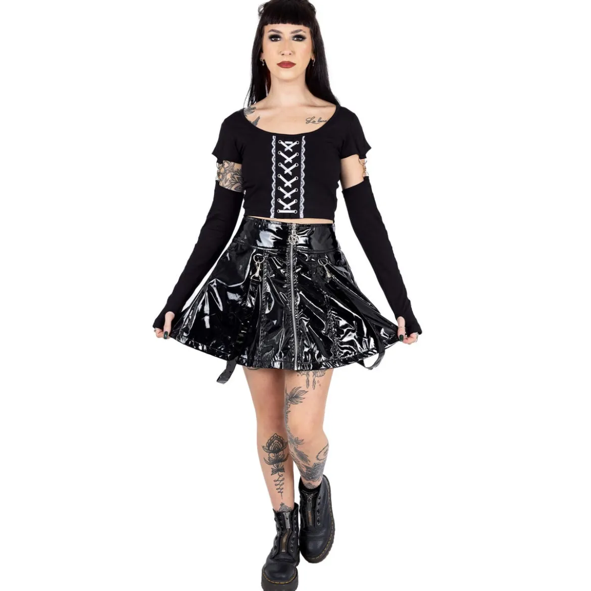 Heartless Lilla - Hame, Musta PVC