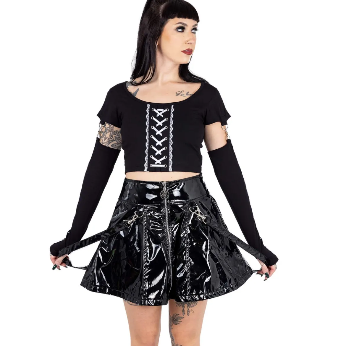 Heartless Lilla - Hame, Musta PVC