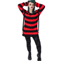 Heartless Oriana - Neulepaita, black/red
