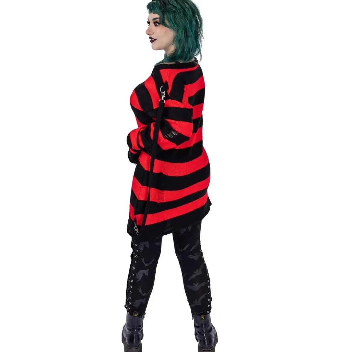 Heartless Oriana - Neulepaita, black/red