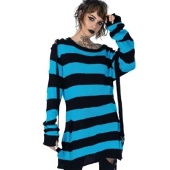 Heartless Oriana - Neulepaita, black/blue