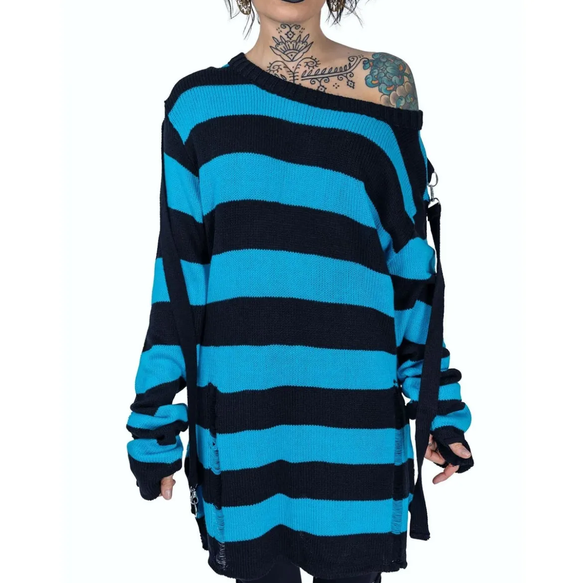 Heartless Oriana - Neulepaita, black/blue