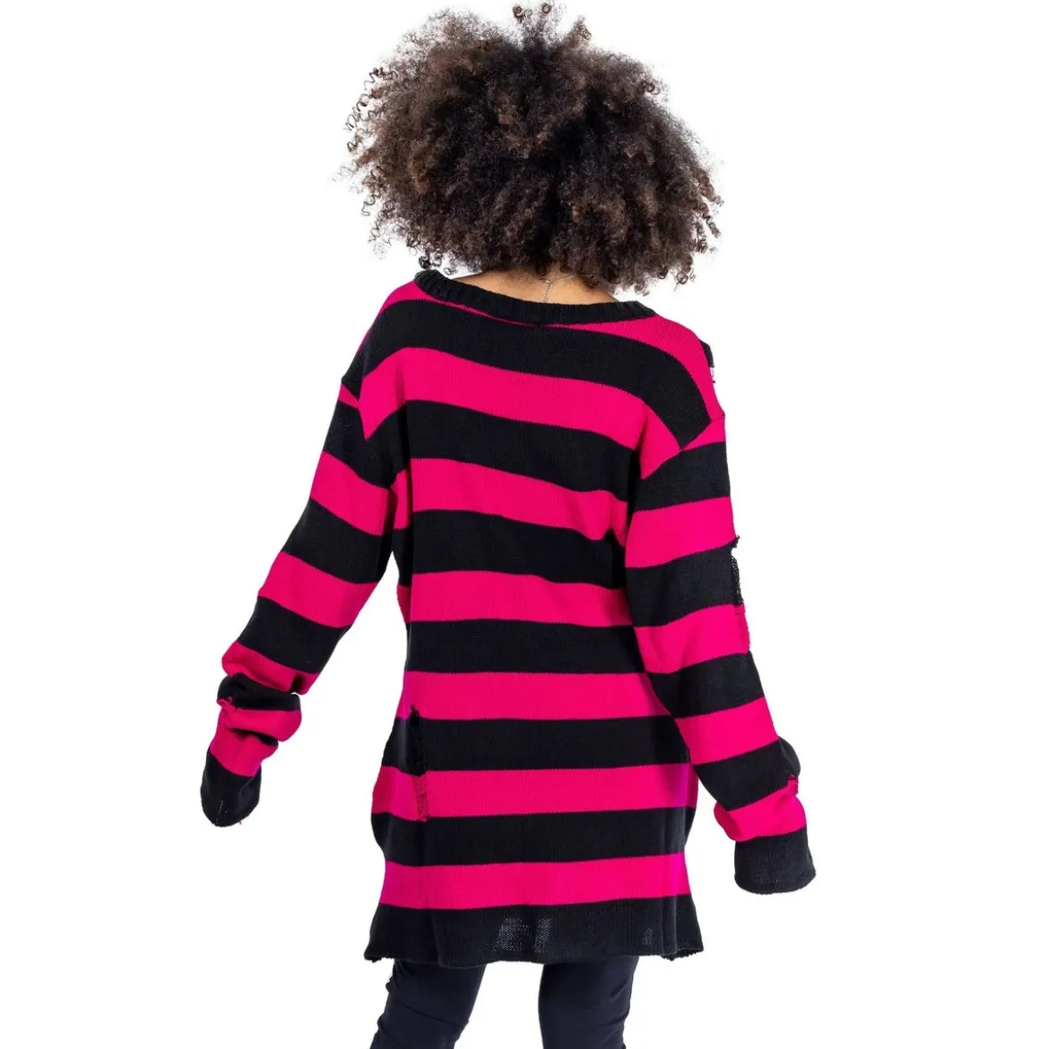 Heartless Oriana - Neulepaita, black/dark pink