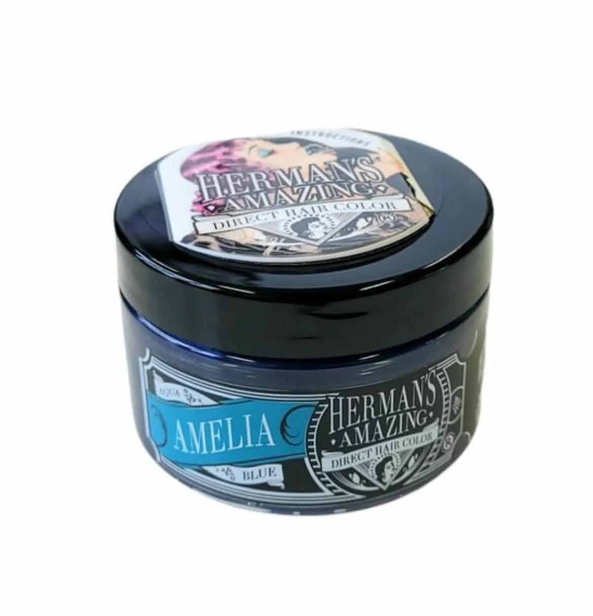 Herman's Amazing Amelia Aqua Blue - shokkihiusväri