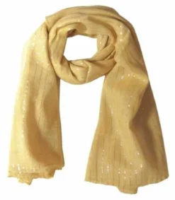Hopea raidallinen huivi - beige