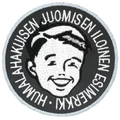 Iloinen esimerkki - haalarimerkki