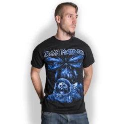 Iron Maiden Blue album spaceman - T-paita
