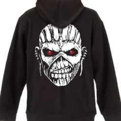 Iron Maiden Eddie axe - Unisex vetoketjuhuppari