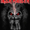 Iron Maiden Eddie Candle Finger - Kangasmerkki